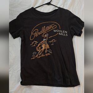 Pendleton Black and Gold Graphic Tee